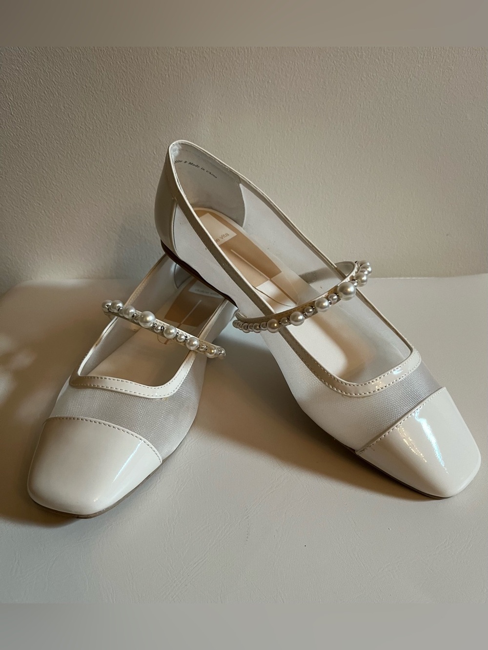 Dolce Vita Rollin Pearl Mesh Ballet Flats - Picture 9 of 9